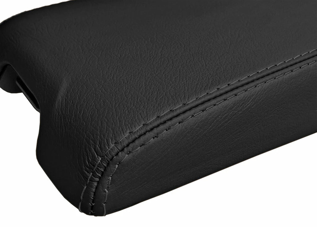 Leather Console Lid Armrest Cover for Infiniti G35 Coupe (2002–2007) Black