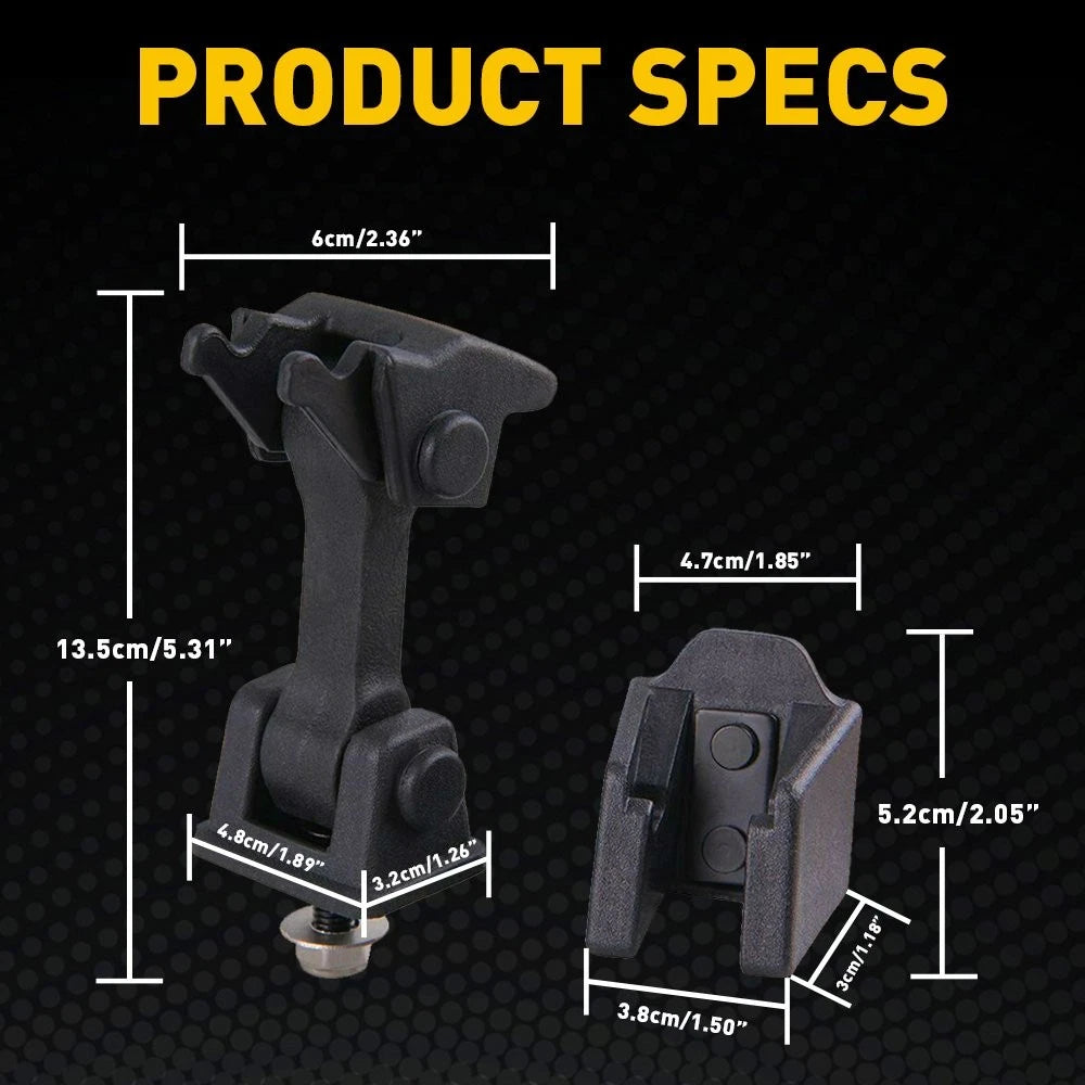Hood Latch Locking Catch Kit for Jeep Wrangler TJ (1997–2006)