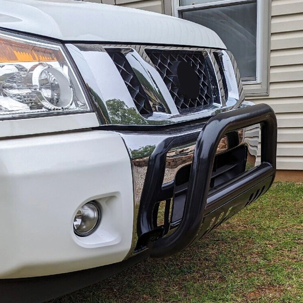 Bull Bar for Nissan Titan/Armada (2004–2015) Black Push Bumper Grille Guard