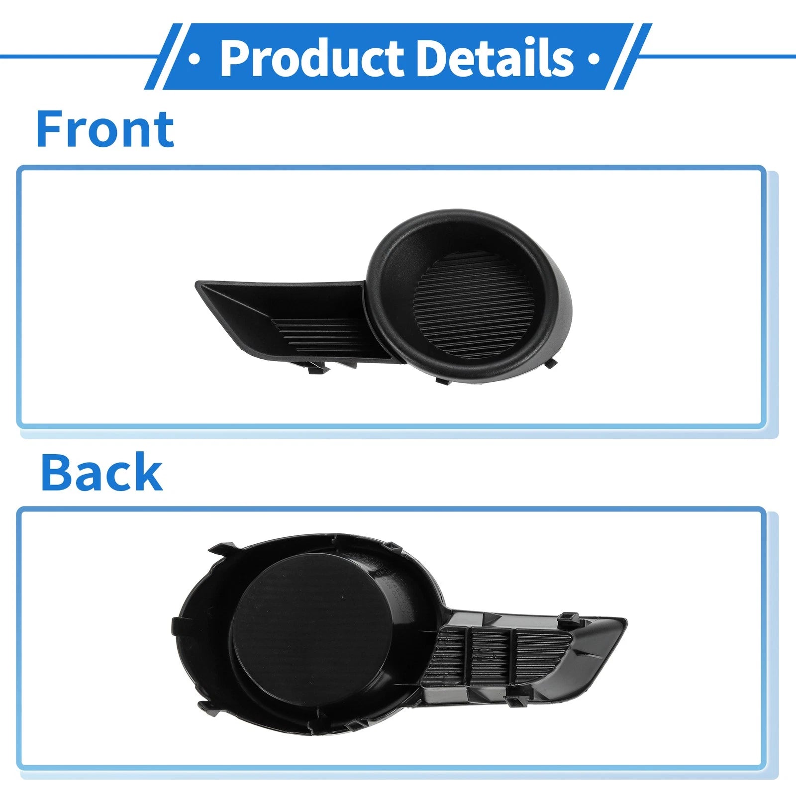Front Bumper Fog Light Cover No. 814820E050 for Toyota Highlander (2014–2019)