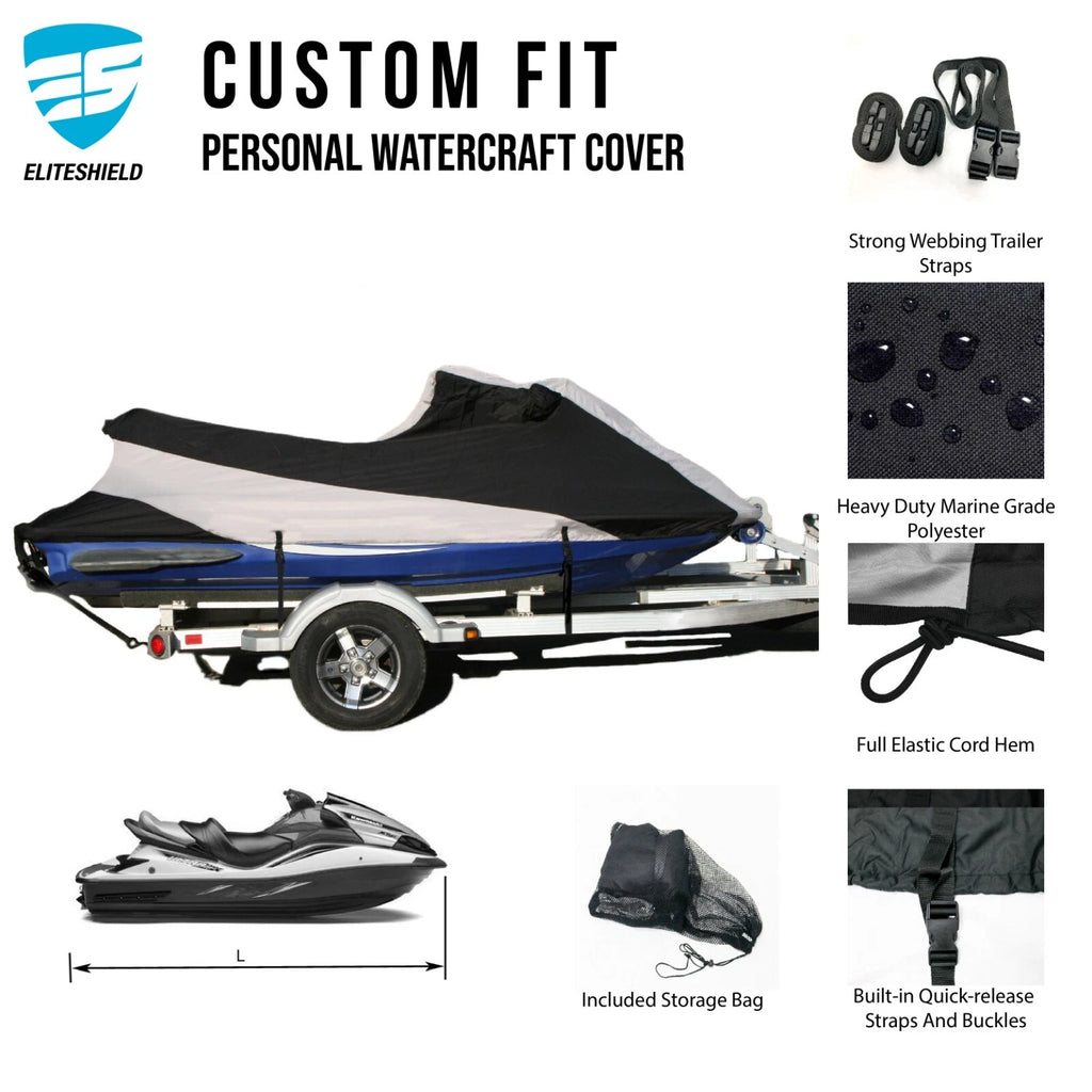 Custom Fit Waterproof PWC Jet Ski Cover for Yamaha WaveRunner FX Cruiser LTD (2008–2023)