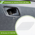 Front Left Washer Nozzle Cover Cap No. 51118067969 for BMW 320i (2013–2018) White