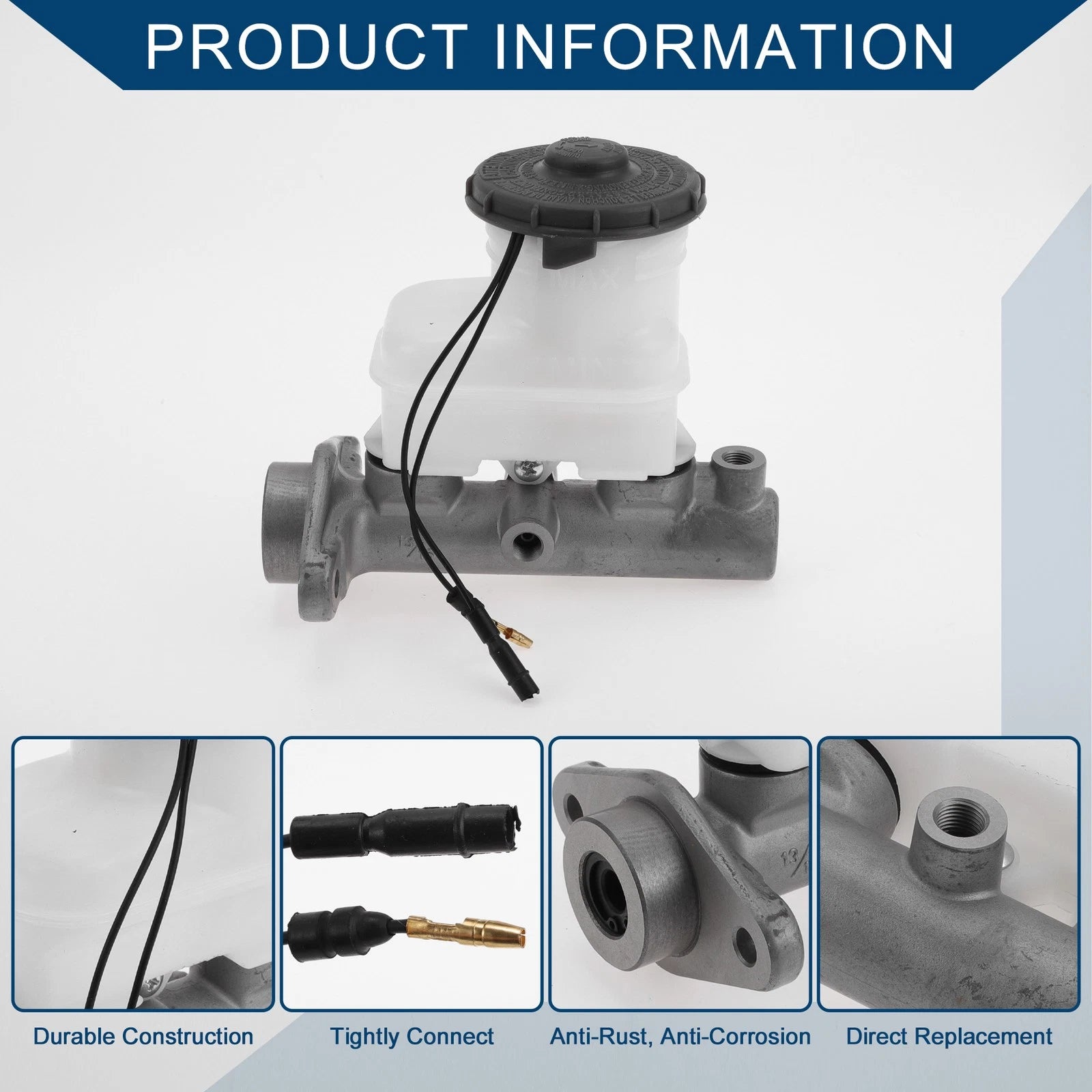 Brake Master Cylinder with Reservoir No. 46100S04A01 for Honda Civic (1996–2000)