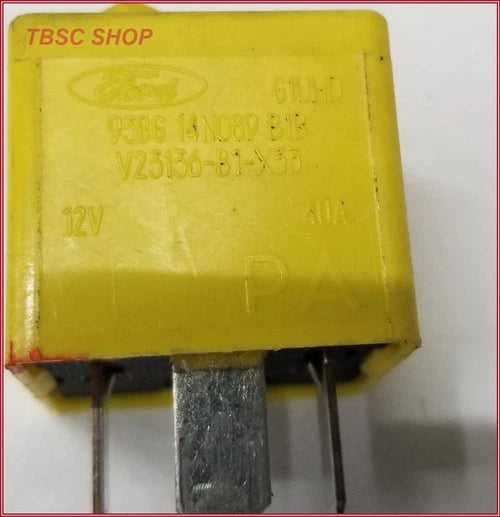 4 Pin Relay for Ford (1993–1993) 93BG-14N089-B1B Yellow OEM