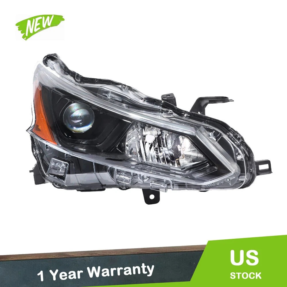 Clear Lens Black Right Side Headlight for Nissan Altima (2022)