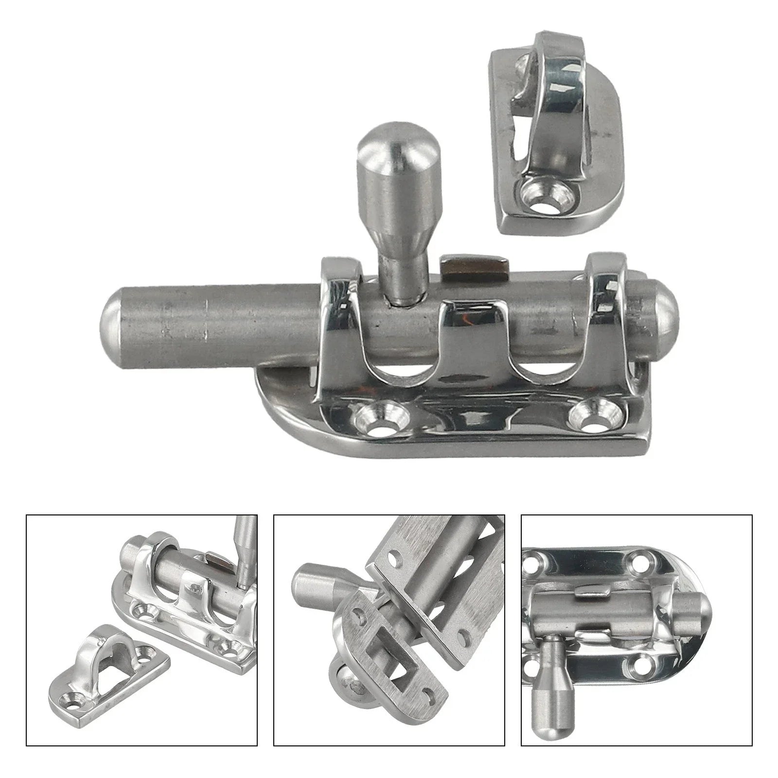 Door Lock Latch Slide Bolt Clasp for Marine Boat