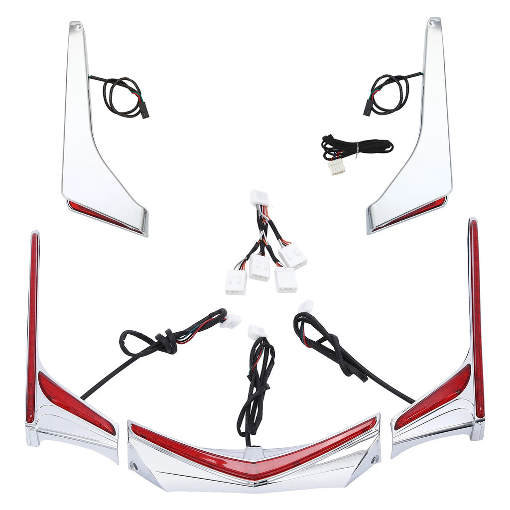 LED Fender Tip Brake Accent Light Strips for Honda Goldwing 1800 F6B (2012–2017)
