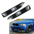 Front Bumper Side Spoiler Lip Protector for BMW 1 Series E82 E88 (2008–2013)