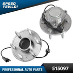 Front Wheel Bearing Hub Pair for Chevrolet Silverado GMC Sierra (2007–2014)