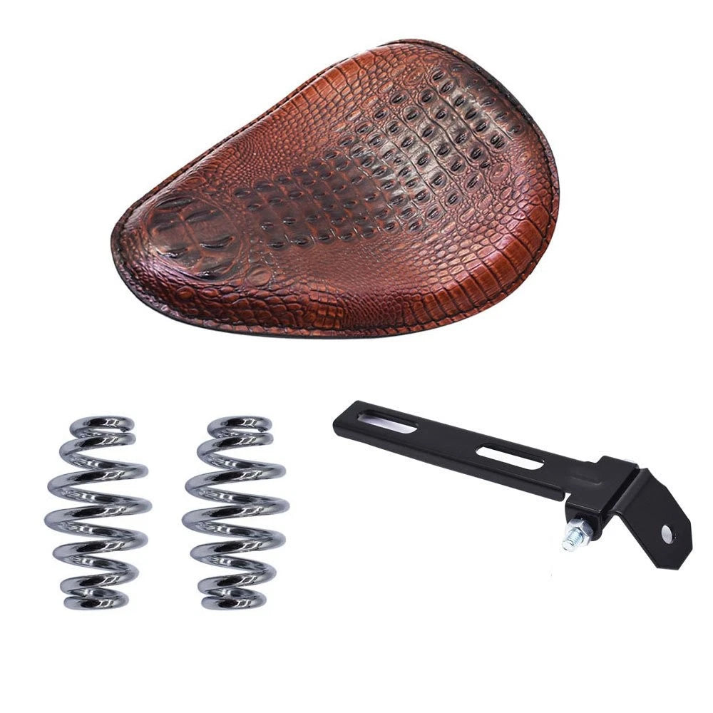 Leather Solo Seat for Honda Bobber Chopper