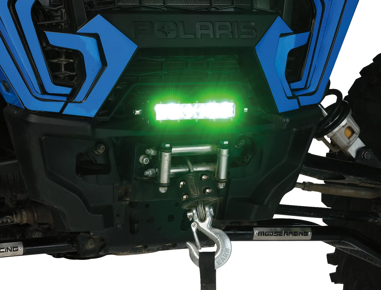 LED Light Bar 8" Green for Moose Offroad (MSE-LB8G)
