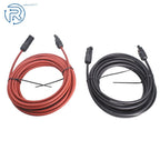 1 Pair 30 Feet 12AWG Solar Panel Extension Cable Connector for Solar Systems