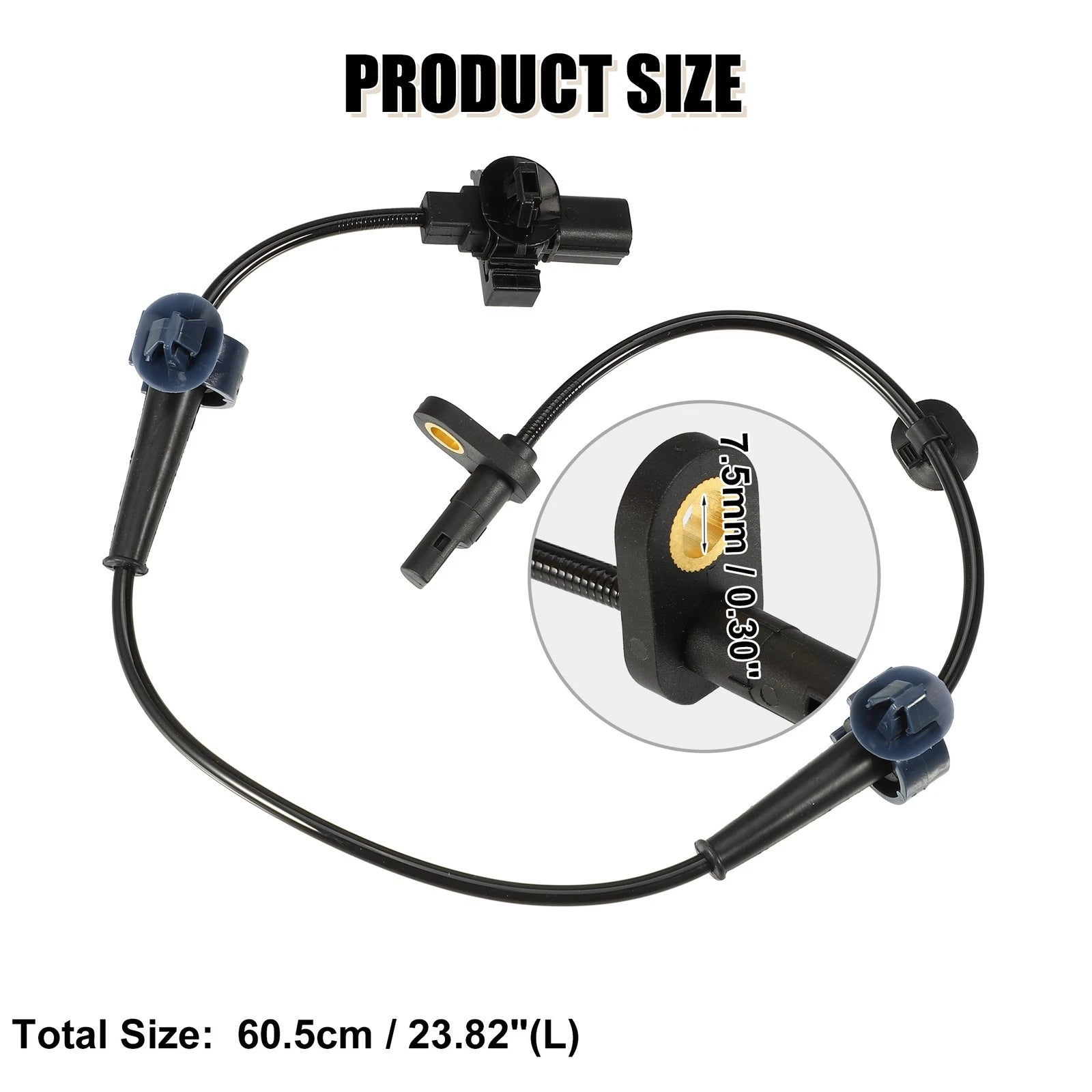 1pc ABS Wheel Speed Sensor No.57470TV0E01 for Honda Civic IX (2002–2012)