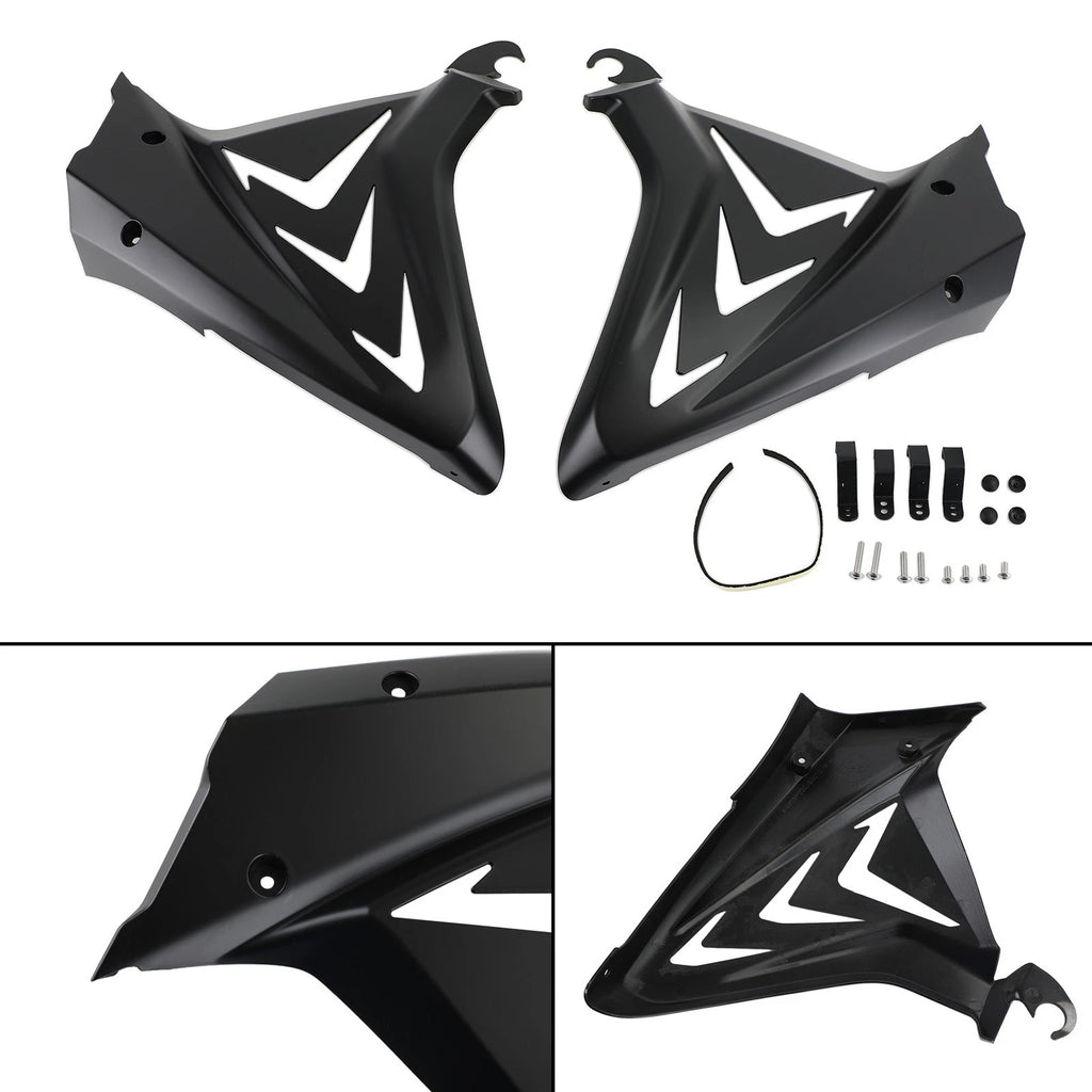 Side Frame Cover Panels for Honda CBR650R (2019–2021) Black