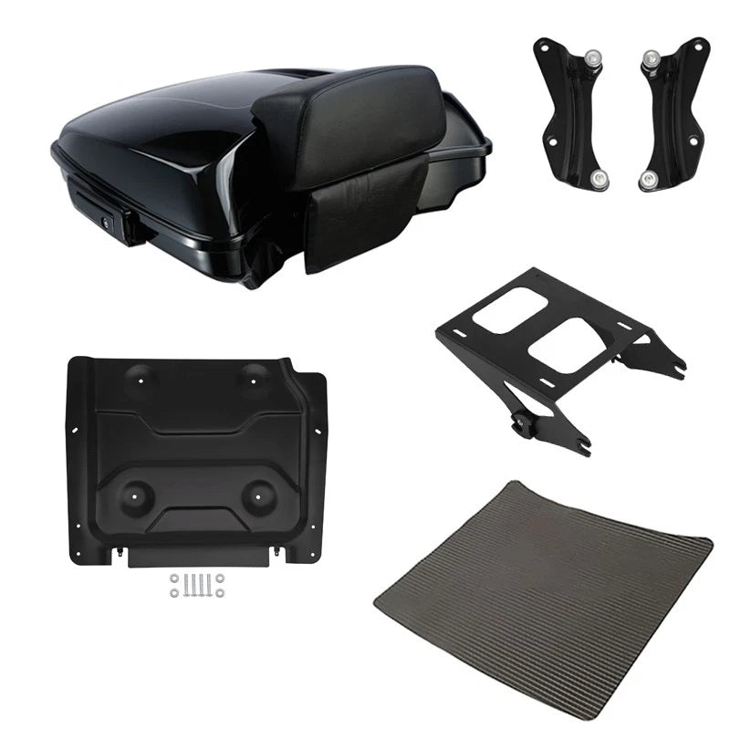 Trunk Backrest Rack Docking Plate for Harley Street Glide (2014–2026)