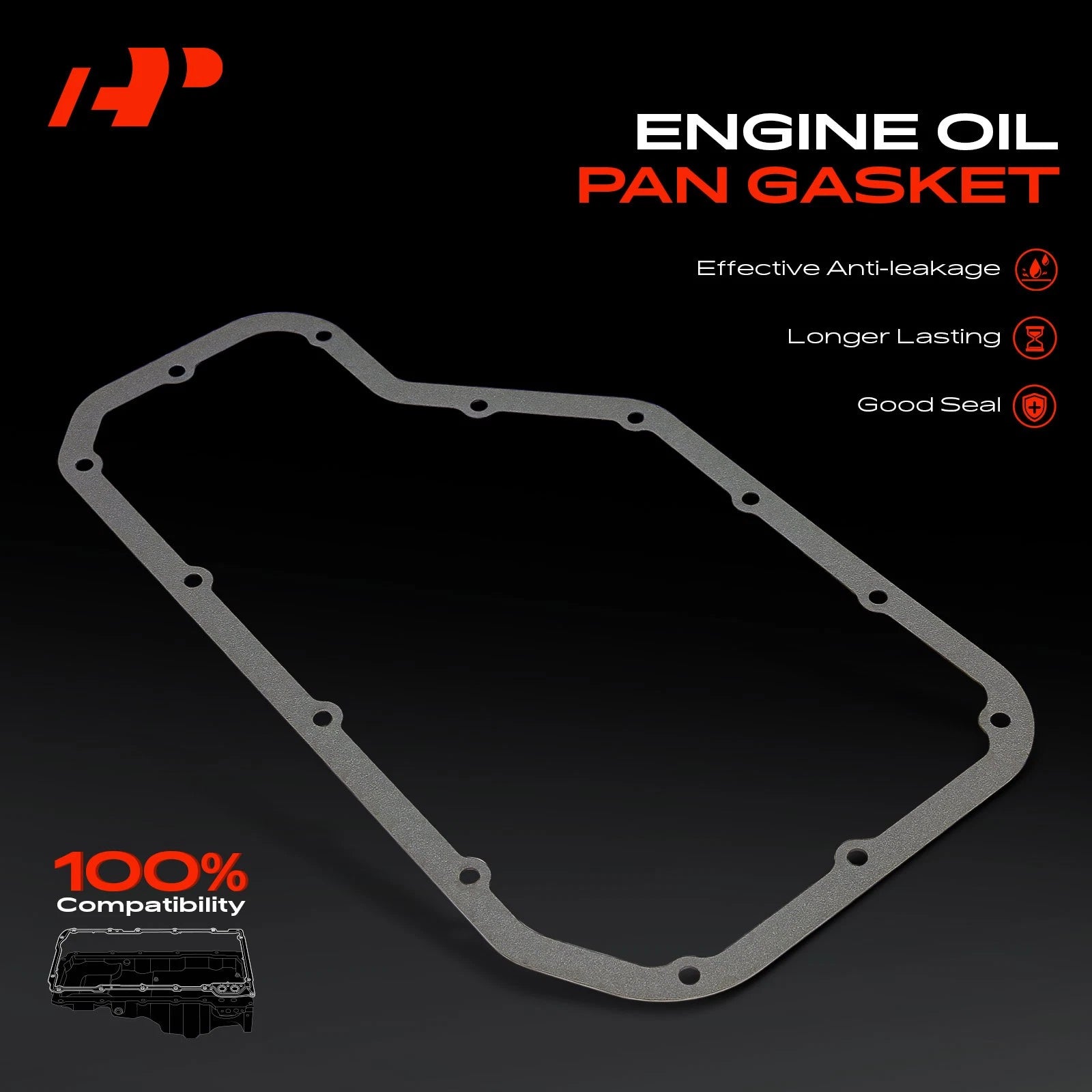 Engine Oil Pan Gasket for Hyundai Genesis, Kia Borrego (2009–2011)