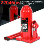 17.3" Manual Hydraulic Bottle Jack for Automotive Repair (10 Tons)