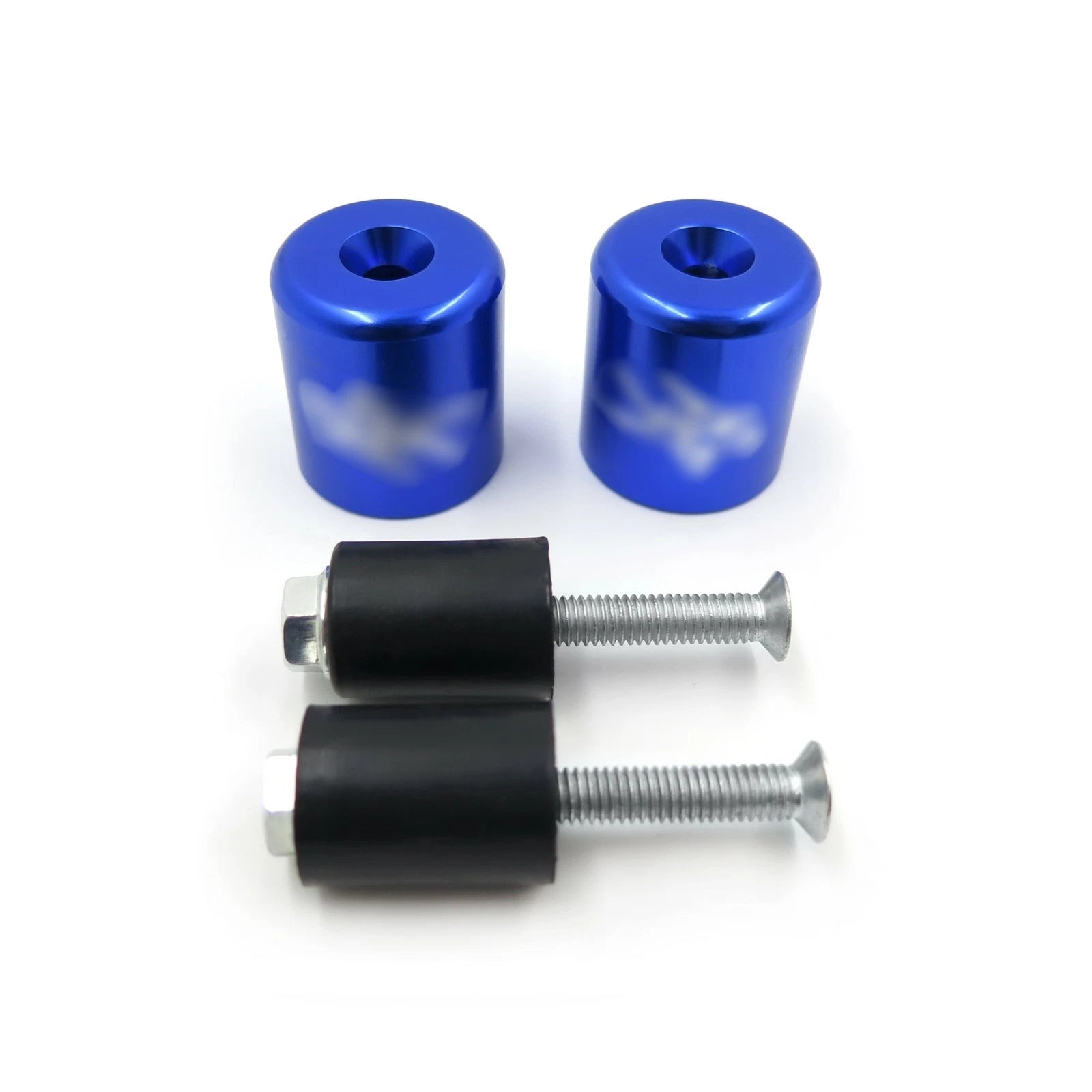 Blue Rubber Hand Bar End for Suzuki GSXR 600 750 1000 GSX1300R (1999–2012)