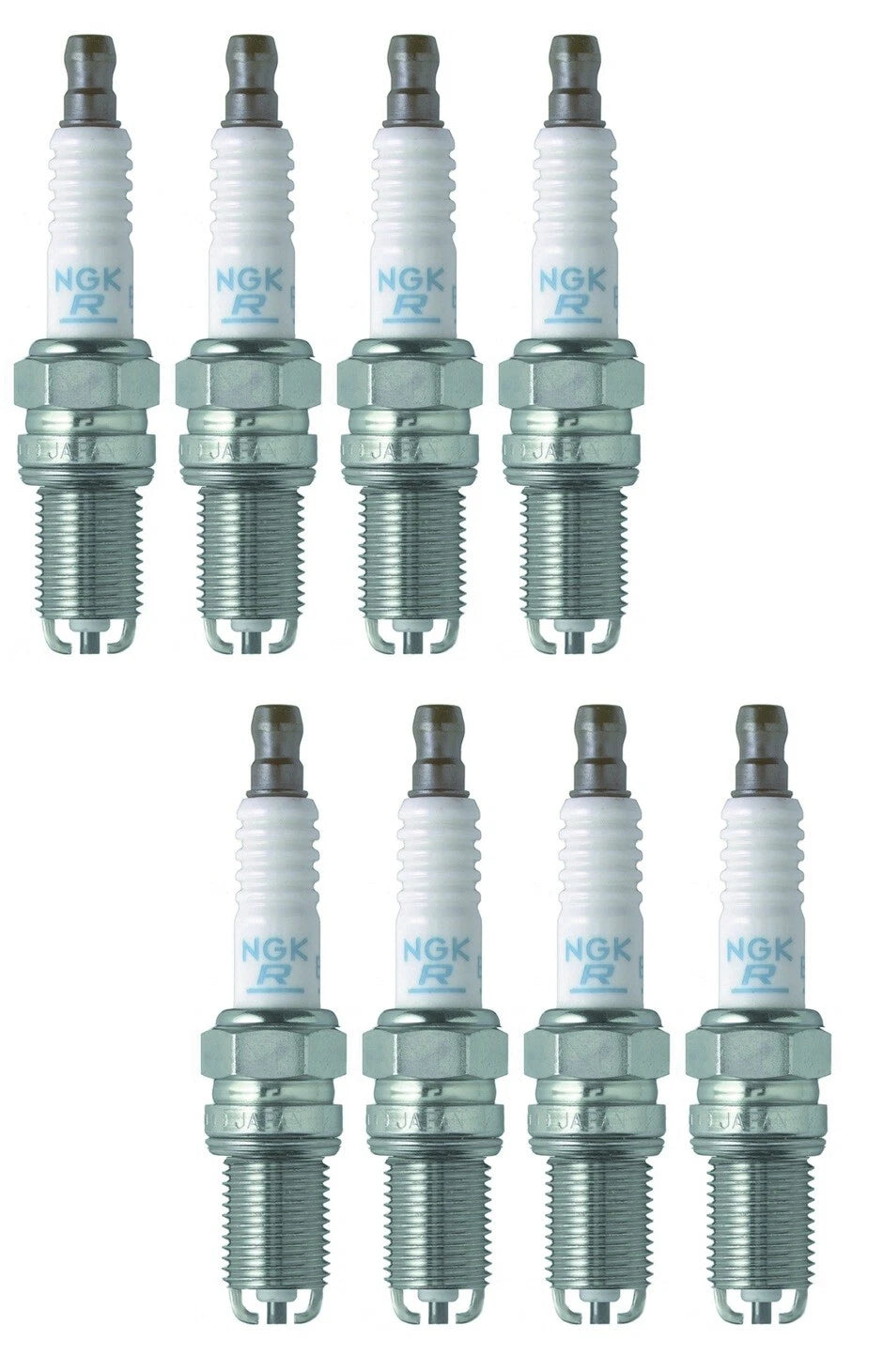 Set of 8 NGK Laser Platinum Spark Plugs for BMW HP2 Enduro (2005–2008)