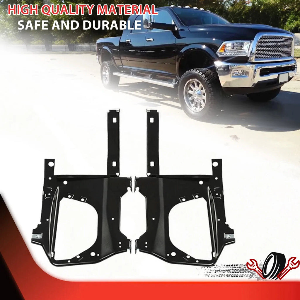 Set of 2 Front Bumper Brackets for Dodge Ram 2500 3500 (2010–2018)