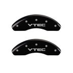 Set of 4 Gloss Black Caliper Covers for Honda S2000 (2000–2009) by MGP