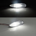 Clear White LED Front Bumper Side Marker Lights for Pontiac GTO (2004–2006)