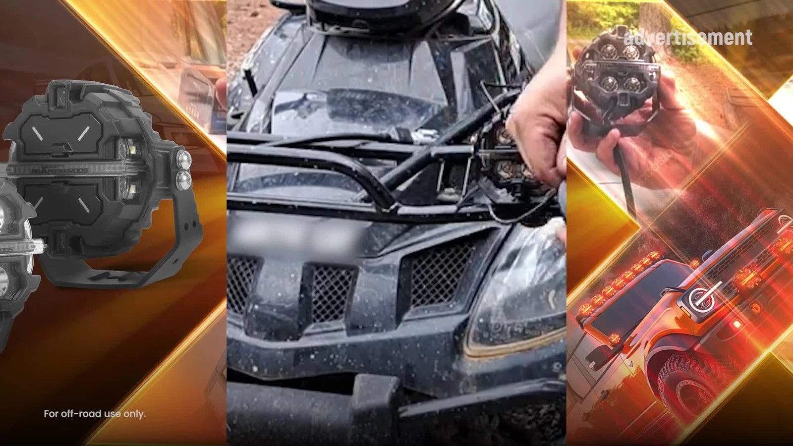 3.5" LED Work Lights for Offroad Driving (RGB+DRL, Spot Beam, Side Shooter)