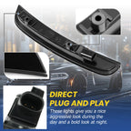 LED Front Bumper Side Marker Light for Dodge Charger (2015–2023) Smoked Amber