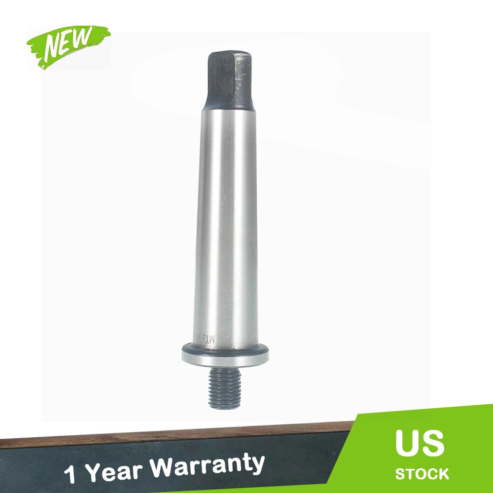Morse Taper MT2 Adapter Shank to 3/8"-24 Threaded Drill Chuck Arbor