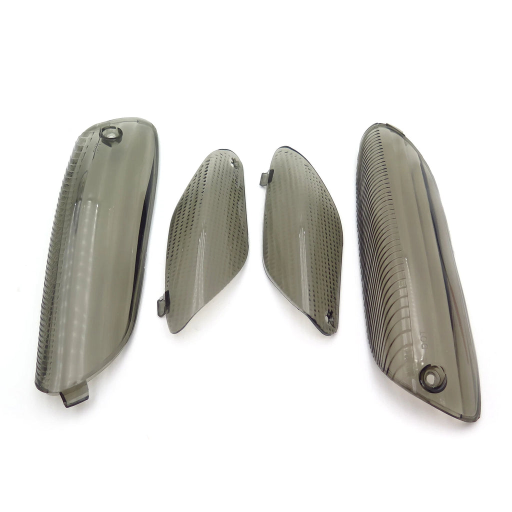 4X Smoked LED Tail Light Lenses for Aprilia RSVR Factory RSV1000 (2004–200)
