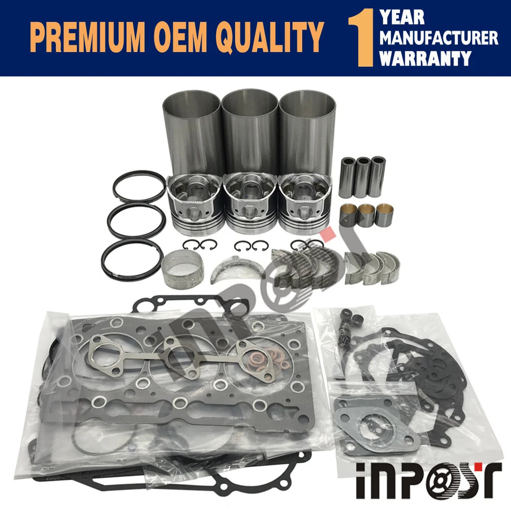 Overhaul Rebuild Kit D1005 for Kubota Engine