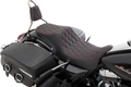 Predator III 2-Up Seat for Harley FL (Double Diamond, Red Thread)