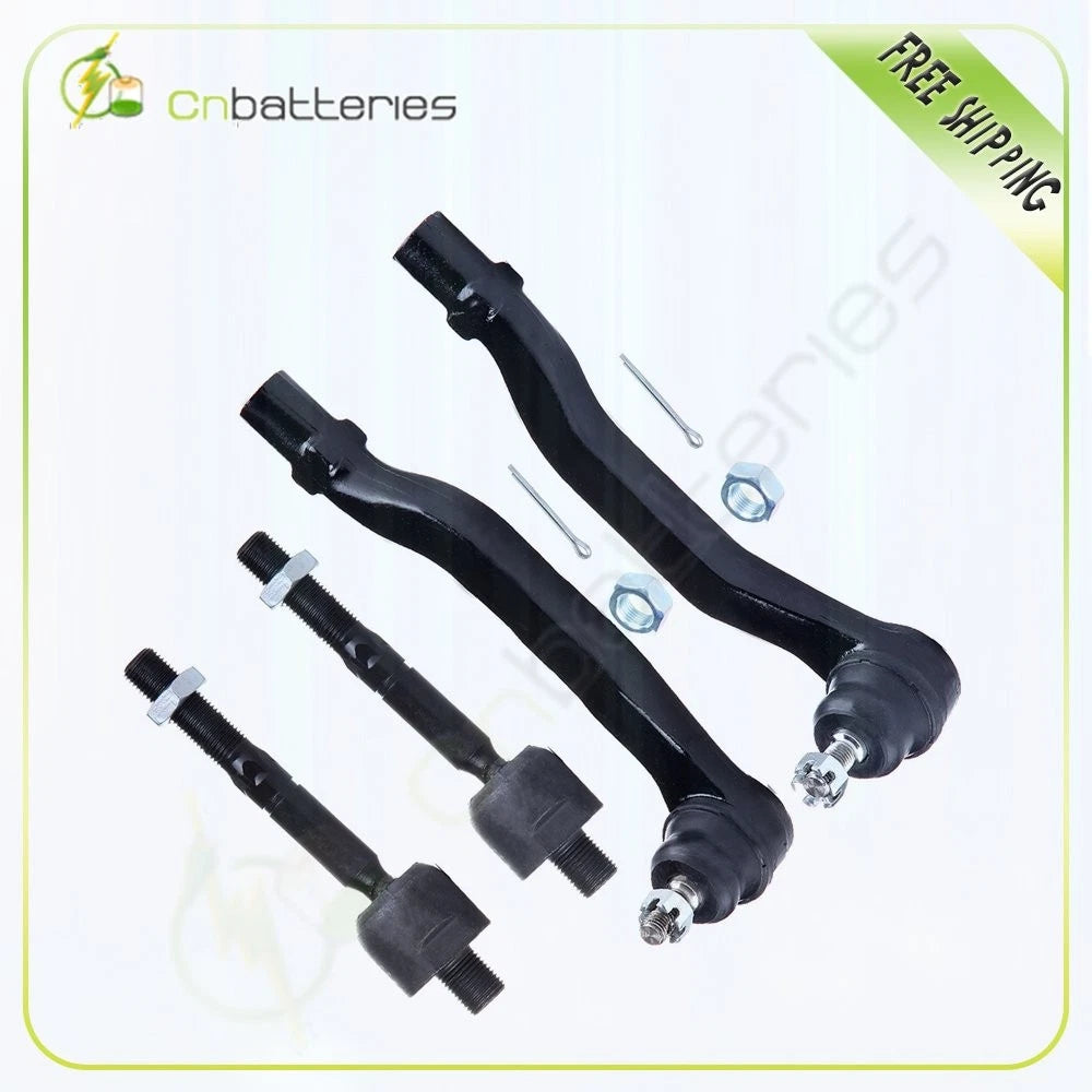 4pc Tie Rod End Kit for Honda Accord Coupe (2001–2002)