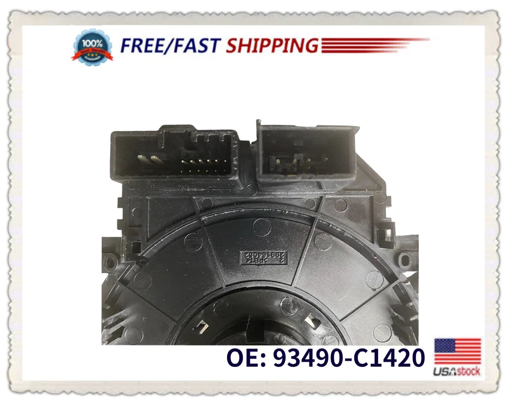 Clock Spring 93490-C1420 for Hyundai Sonata Hybrid/Sonata (2018–2019)