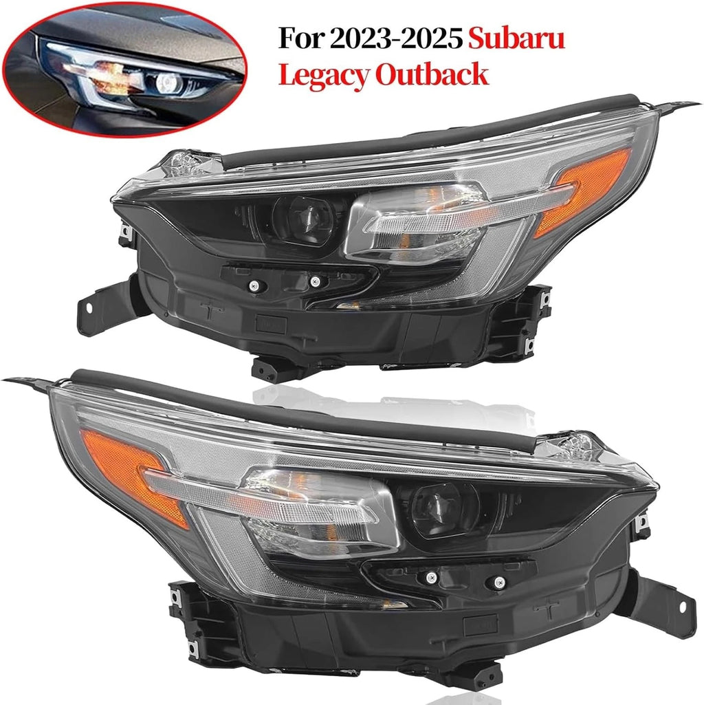 Pair of LED Headlights for Subaru Legacy Outback (2023–2025) W/ AFS Left+Right
