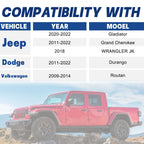 Set of 4 Hubcentric Wheel Spacers for Jeep Grand Cherokee Wrangler Gladiator