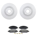 Set of 4 Bosch Blue Ceramic Disc Brake Pads & 340mm Rotors for Q3 Arteon Tiguan (2011–2023)