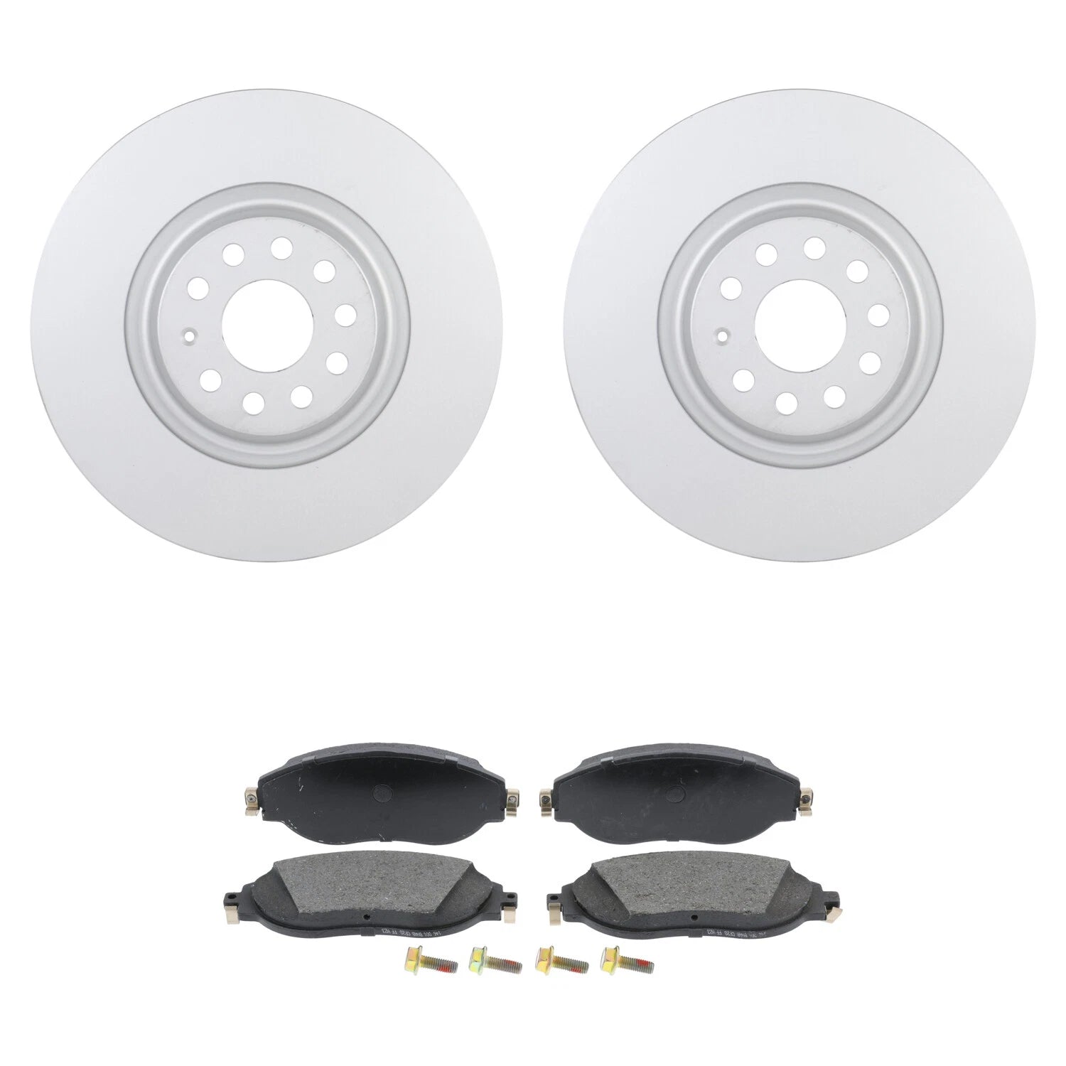 Set of 4 Bosch Blue Ceramic Disc Brake Pads & 340mm Rotors for Q3 Arteon Tiguan (2011–2023)