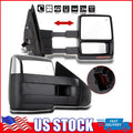 Side Towing Mirrors for Ford F150 (2007–2014) with LED Puddle Signal