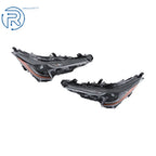 Set of 2 LED Headlights Assembly for Toyota Corolla (2023–2024) Black