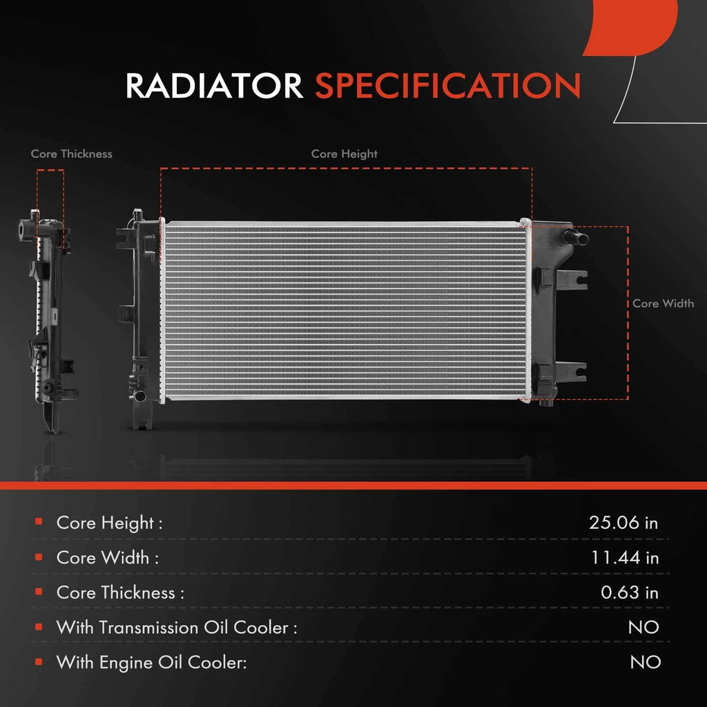 Aluminum Radiator for Nissan Leaf (2013-2017)