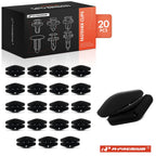 20Pcs Nylon Guide Clip Fasteners for Buick Chevrolet 