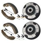 Set of 2 Rear Wheel Brake Drum & Shoes for Kawasaki Mule 550 KAF300C (1997–2004)