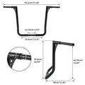 1-1/4" 18" Ape Hanger Handlebar for Harley Touring Glide (1982–2023)