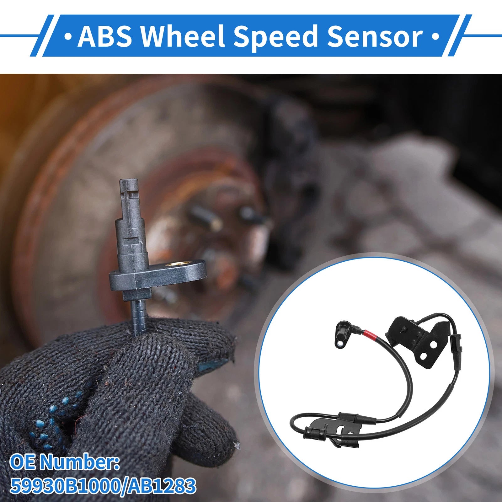 ABS Wheel Speed Sensor No. 59930B1000 for Hyundai Genesis G80 (2015–2020)