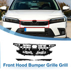 Front Upper Hood Bumper Grille for Honda Civic (2016–2021) SI Style