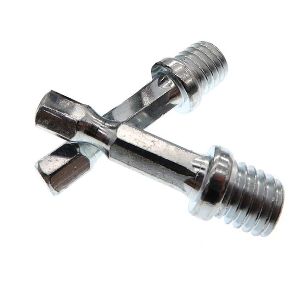 2X Metal Hexagon Connecting Rod Polishing Disc Adapter for