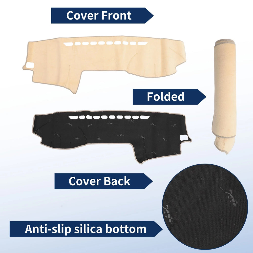 Dash Cover for Toyota Land Cruiser Prado 120 Series (2003–2009) Beige