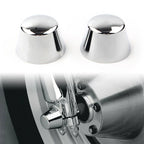 Chrome Front Axle Cap Nut Covers for Harley Sportster Dyna Road Glide