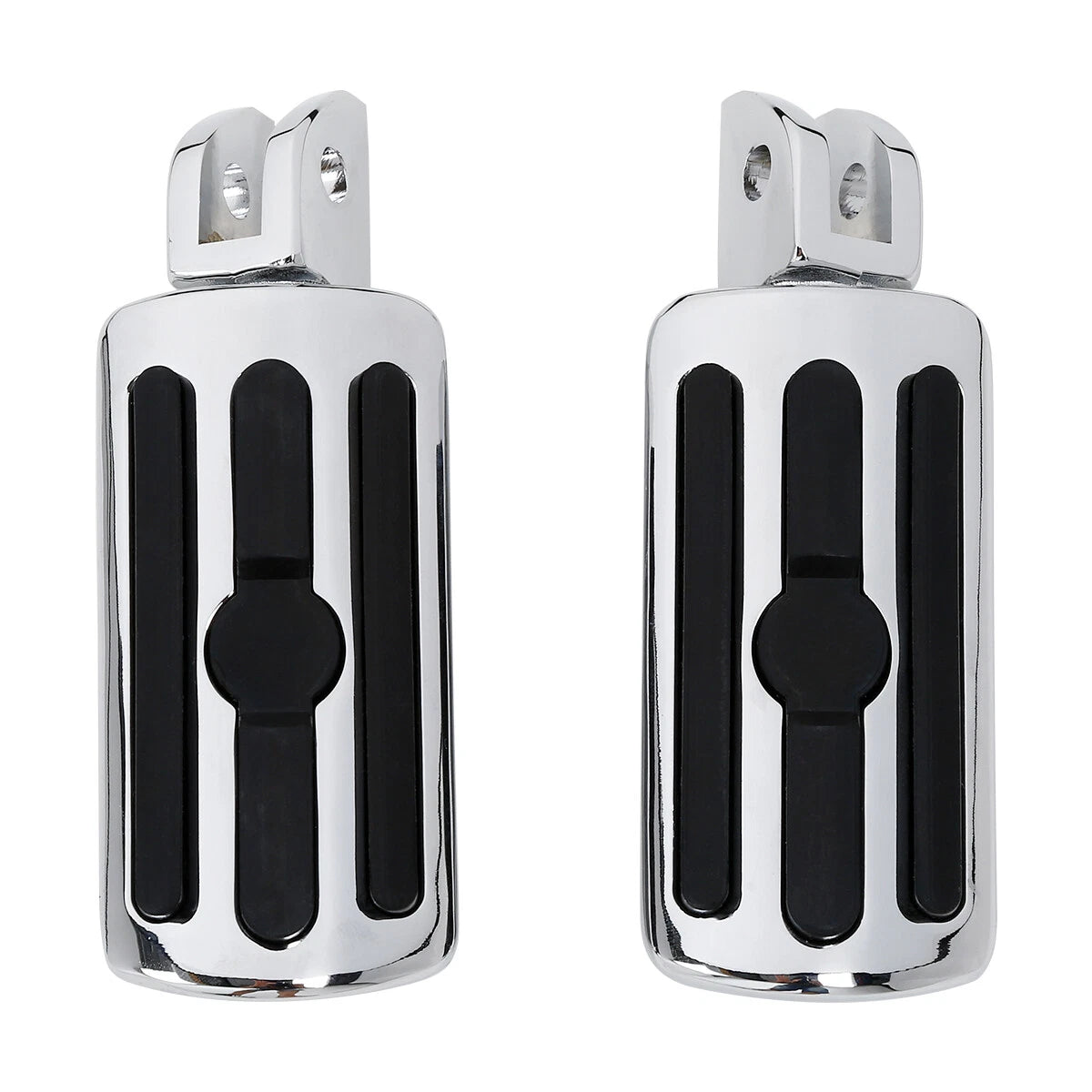 Chrome Rider Foot Pegs for Harley Street Bob Breakout (2018–2024)